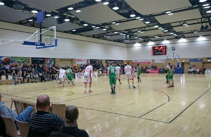 Basketball-Länderspiel in der Lindenhalle. Foto: privat