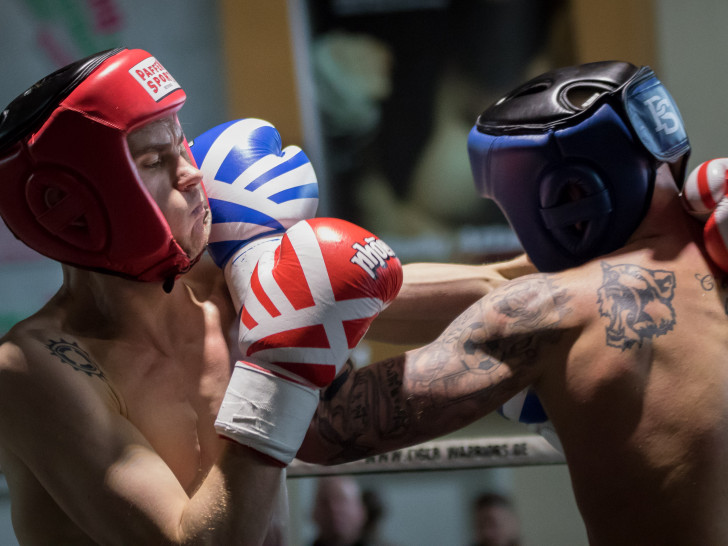 Faire Kämpfe bei der 2. Muay Thai-Gala. Fotos: Jan F. Helbig/PresseBlen.de