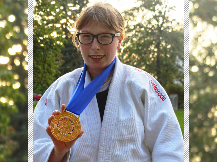 Ann-Christin Waldmann geann bei der Europameisterschaft der Judokämpfer mit Handicap Bronze. Foto: Evangelische Stiftung Neuerkerode  