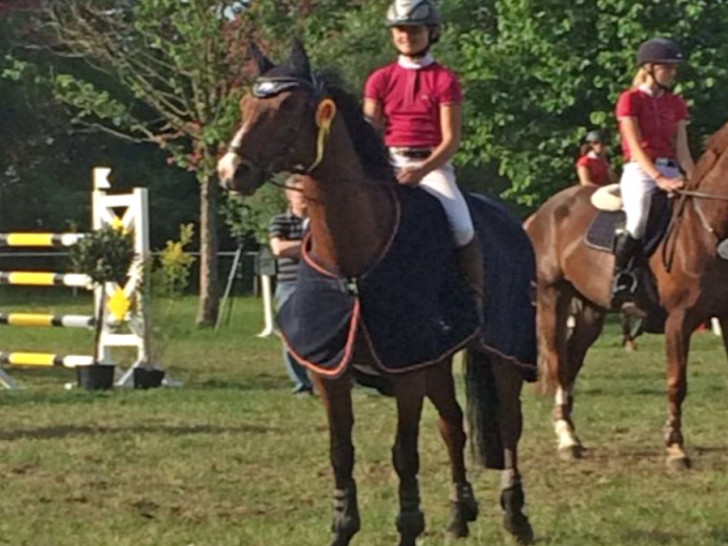 Henrike-Sophie Boy auf Saint Salima. Foto: Carina Boy