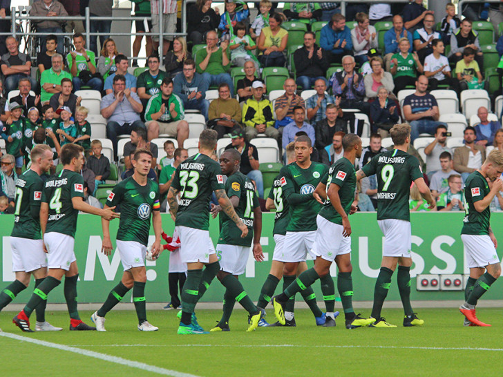 Gutes Testspiel gegen Erzgebirge Aue: VfL Wolfsburg. Fotos: Frank Vollmer