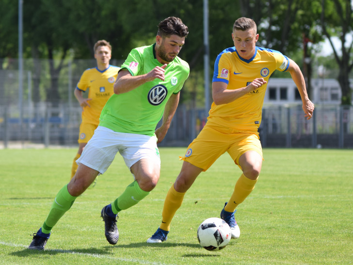 Im Duell der U23-Teams siegte diesmal Wolfsburg. Fotos: Moritz Eden