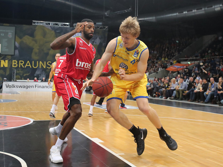 Topscorer Scott Eatherton blieb im Duell mit dem Meister aus Bamberg blass. Foto: Agentur Hübner/Archiv