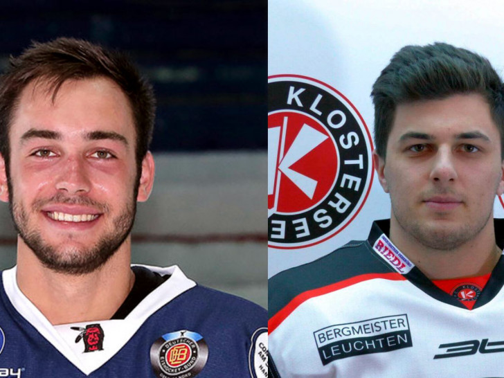 Daniel Doroshko und Lukas Pfaffinger (v.l.n.r.). Foto: Salzgitter Icefighters