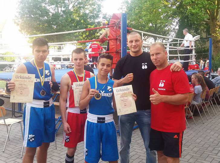 Darian Drini, Julien Michailov, Ali Hammouda und Nico Kolczak (v.l.n.r.). Foto: privat