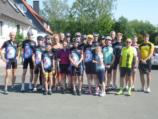 Die Teilnehmer des traditionellen Radtrainingslagers. Foto: Lindener SV