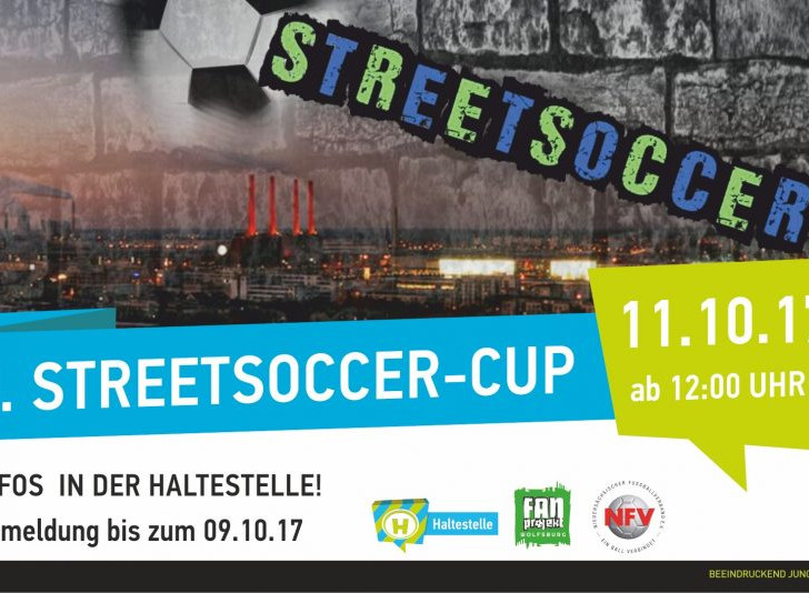 Fußball an der Haltestelle. Grafik: Veranstalter
