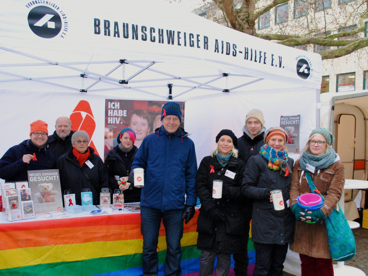 Auch in den Vorjahren gab es einen Aktionsstand zum Welt Aids Tag. Archivfoto: regionalHeute.de