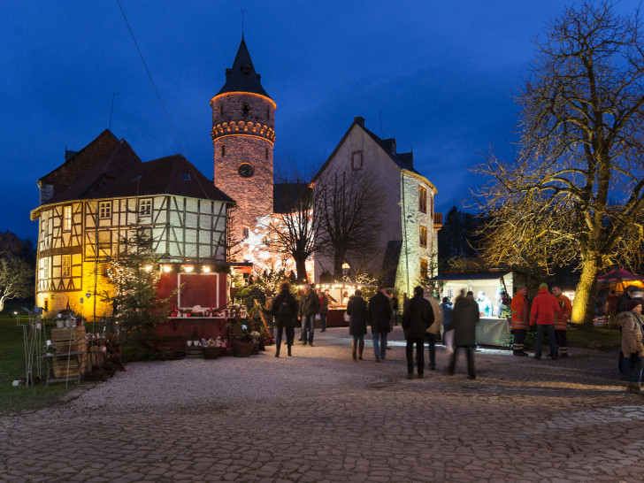 Der Christkindlmarkt auf Schloss Oelber öffnet heute seine Pforten. Foto: Schloss Oelber