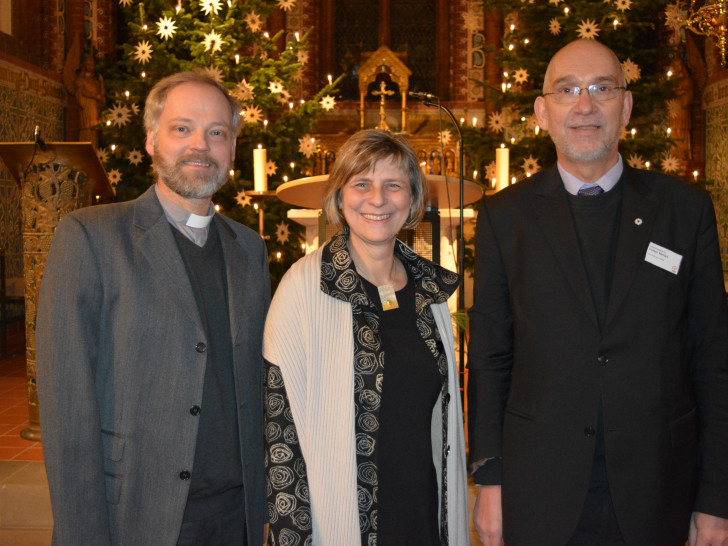 Hendrik Rust, Dr. Monika Tontsch und Dr Volker Menke. Fotos: Ev.-Luth. Kirchenkreis Peine