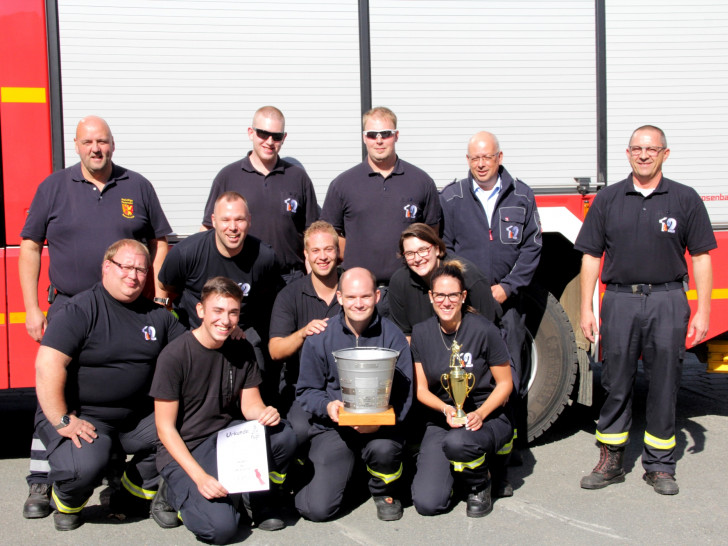 Den traditionellen Stadtwettbewerb der elf Goslarer Feuerwehren konnte die Goslarer Wehr für sich entscheiden. Foto: Feuerwehr Goslar