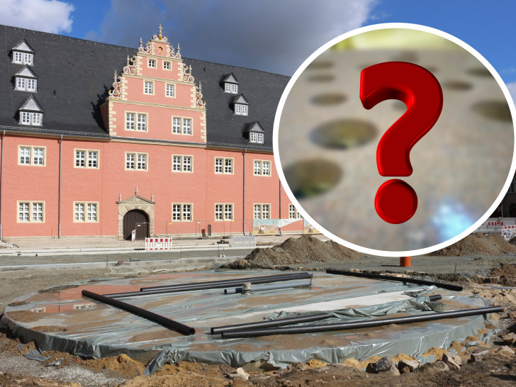 Schwedischer Granit auf dem Wolfenbütteler Schlossplatz: Aus diesem Naturstein wird der neue Brunnen gefertigt. Fotos: natursteinwolf