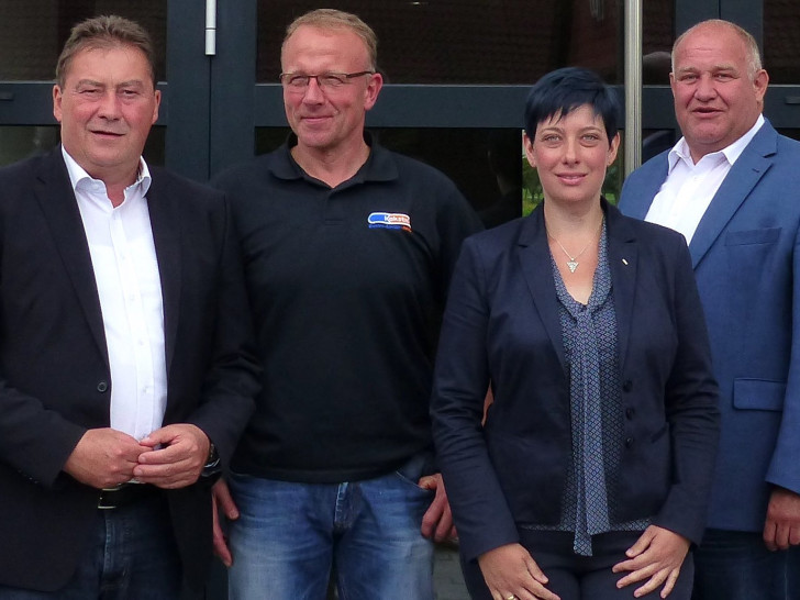 Uwe Lagosky, Sven Kakstein, Sarah Grabenhorst-Quidde, Norbert Löhr (v. li.). Foto: CDU