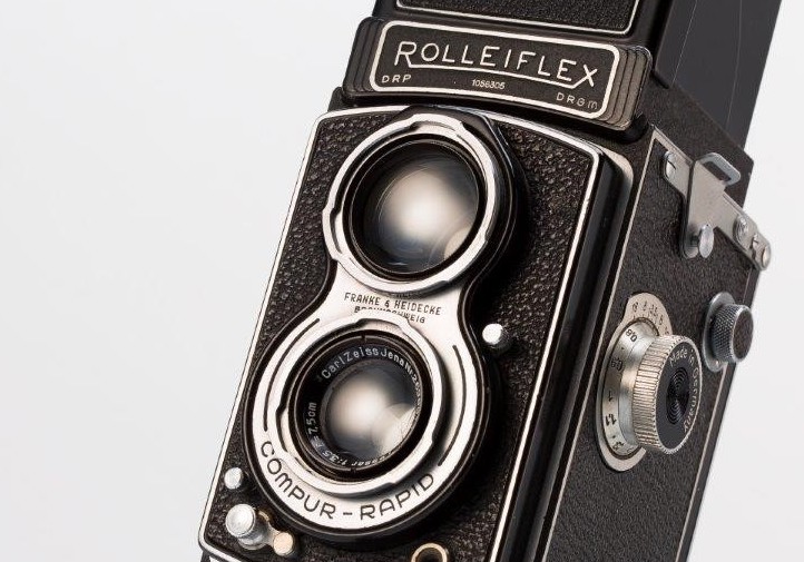 Die Rolleiflex-Kamera. Foto: Städtisches Museum Braunschweig/Dirk Scherer
