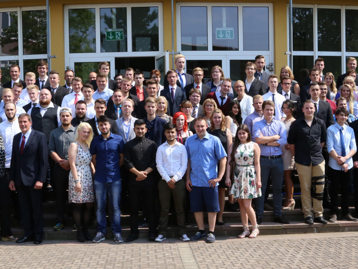 Absolventen der Carl-Gotthard-Langhans-Schule. Foto: Privat