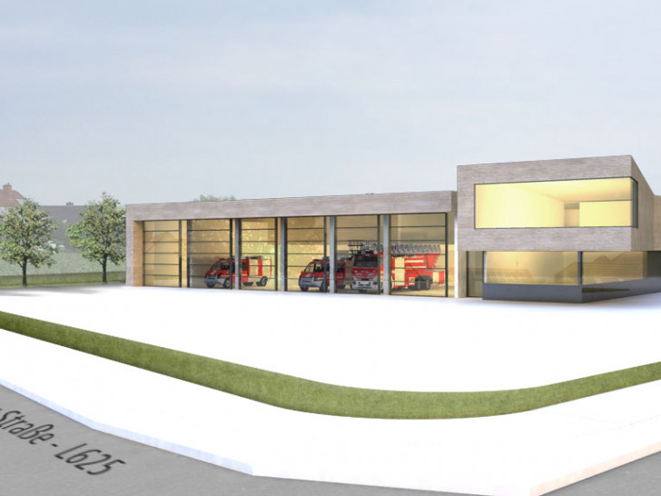 So könnte das neue Feuerwehrgerätehaus aussehen. Foto: struhk architekten Planungsgesellschaft mbH