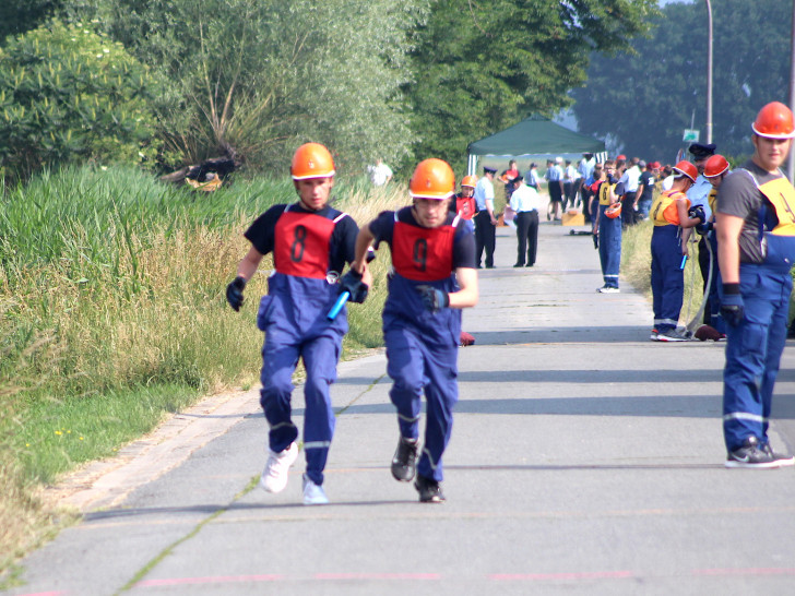 Beim Staffellauf war Schnelligkeit und Geschick gefragt? Fotos: Feuerwehr Helmstedt
