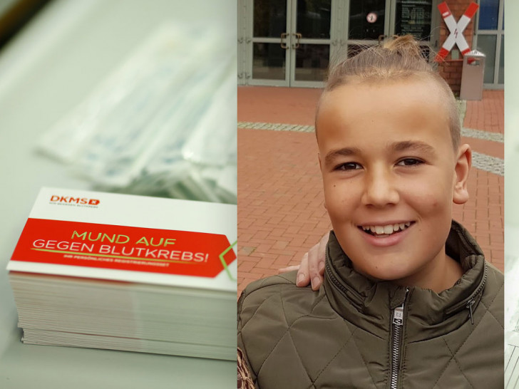 Der zwölfjährige Christian ist an Blutkrebs erkrankt und sucht einen passenden Stammzellenspender. Foto: DKMS