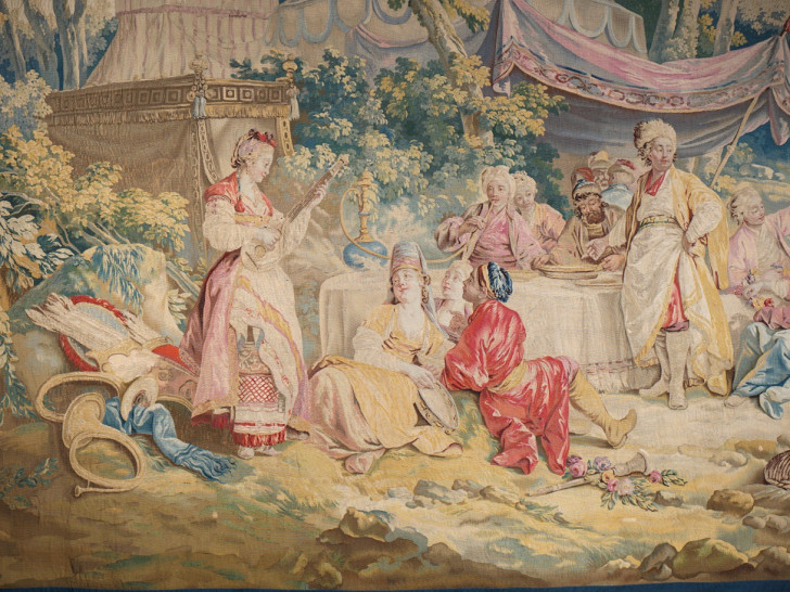 Das Mahl im Zelt 1769-1780. Museum Schloss Wolfenbüttel. Foto Thomas Sing. 