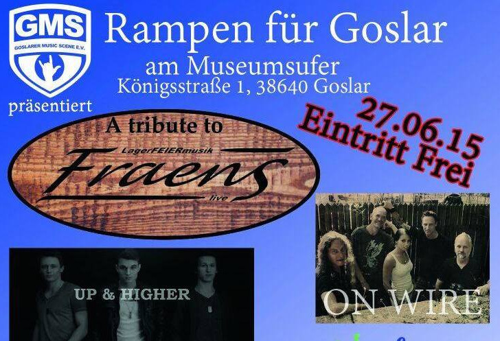 Rampen für Goslar heißt das von Peter König initiierte Benefizkonzert, das am 27. Juni am Museumsufer stattfinden soll. Foto: König 
