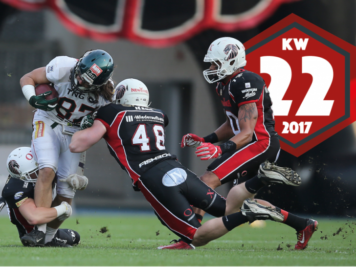 American Football das Highlight des Wochenendes. Foto: Agentur Hübner