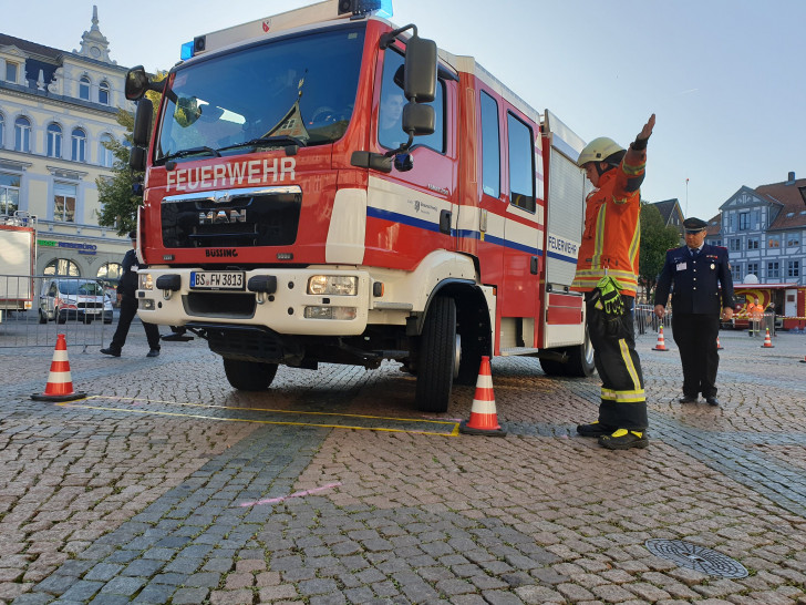 Mitten in der Wolfenbütteler Innenstadt fand der Wettkampf statt. Fotos: Feuerwehr Wolfenbüttel