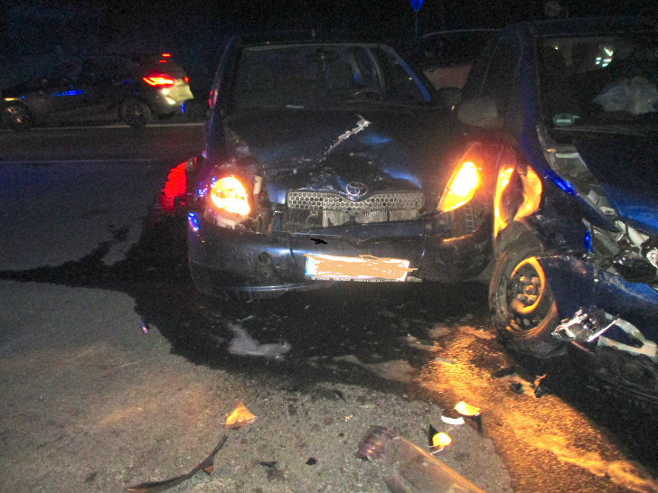Der Toyota wurde stark beschädigt. Foto: Polizeiinspektion Goslar