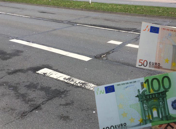 Die CDU möchte die Kosten des Straßenausbaus künftig über die Grundsteuer finanzieren. Fotos: Christoph Böttcher/Marc Angerstein
