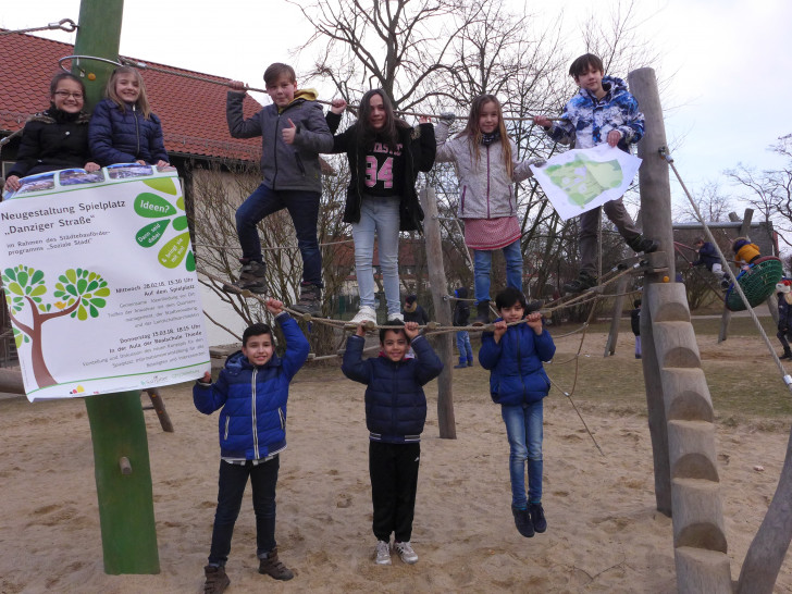 Mit Hilfe der Kinder soll der Spielplatz Danziger Straße besonders gut gelingen. Foto: Stadt Salzgitter