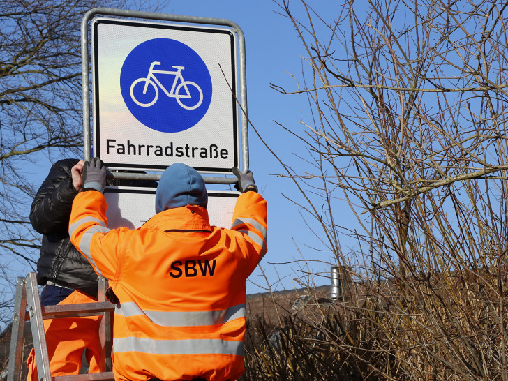 Fahrradstraßen in Wolfenbüttel. Foto: Raedlein/Stadt Wolfenbüttel