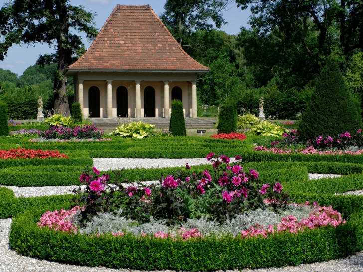 Der Barockgarten des Schlosses. Foto: Stadt Wolfsburg