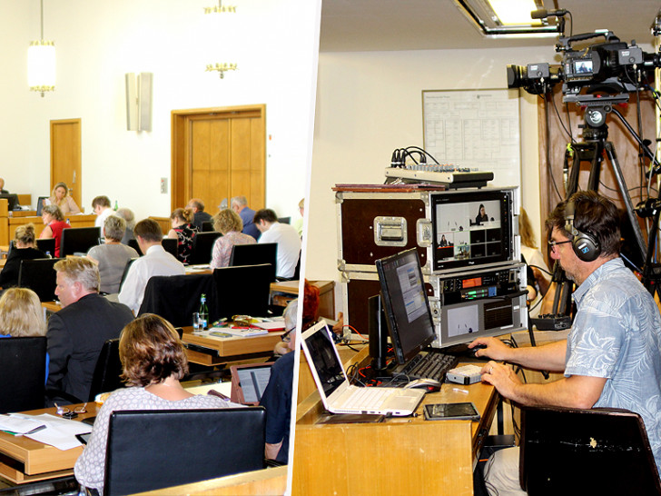 Bislang wurden die Ratssitzungen lediglich als Livestream übertragen. Fotos: André Ehlers