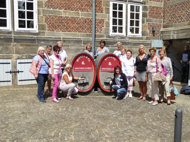 Die UnternehmerFrauen im Handwerk  besuchten eine Sektkellerei. Foto: UnternehmerFrauen im Handwerk 