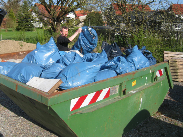 Jede Menge Müll kam in der Woche zusammen. Fotos: Gemeinde Lehre