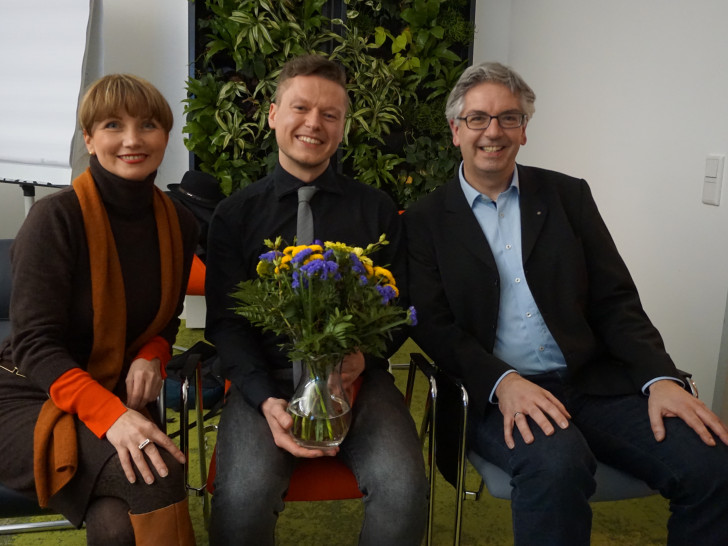 Das Präsidium (v. li.): Sabina Kaluza, Andreas Cichon  und Jens Martens. Foto: KreativRegion