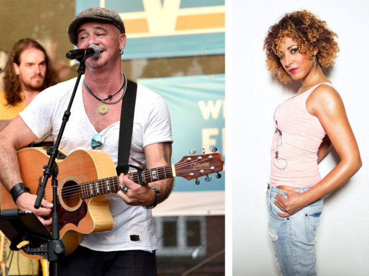 Die Musiker Volker Schlag und Jessica Wahls haben einen Song für Gutknecht geschrieben. Fotos: PR