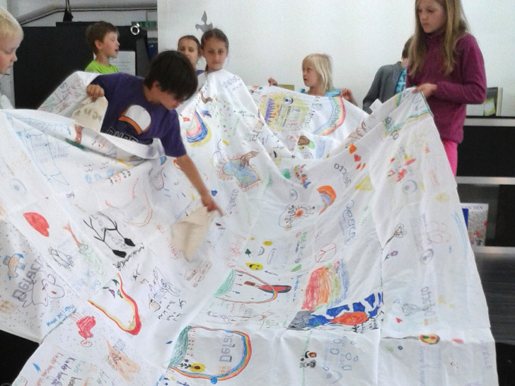 Mehr als 4000 Kinder haben bisher die 15. Mitmachausstellung „Angekommen- Dein Platz in dieser Welt“ im AHA-ERLEBNISmuseum auf der Lindener Straße 15 besucht, Foto: privat