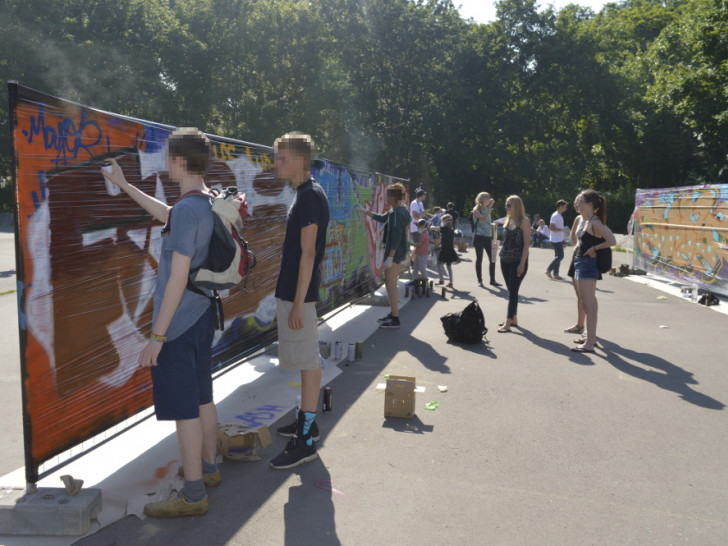 Schon im vergangenen Jahr konnten Jugendliche die Streetart-Kunst erlernen. Foto: Jugendring Braunschweig e.V.