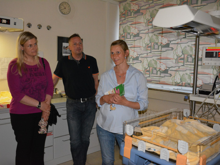 Sonja Jäger zeigte die Räume der Geburtshilfestation. Foto: Privat