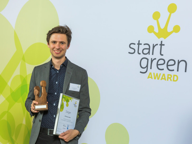 Jan-Philipp Mai gewann den mit 5.000 Euro dotierten StarGreen-Award. Foto: Privat