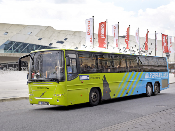 Stadtrundfahrt im Wolfsburg-Bus. Foto: WMG Wolfsburg