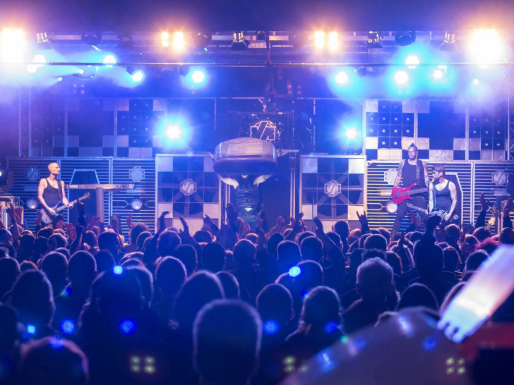 Eine Sternstunde für die Junge Bühne war 2015 das Konzert der Rammstein Tributband "Völkerball". Foto: Alec Pein