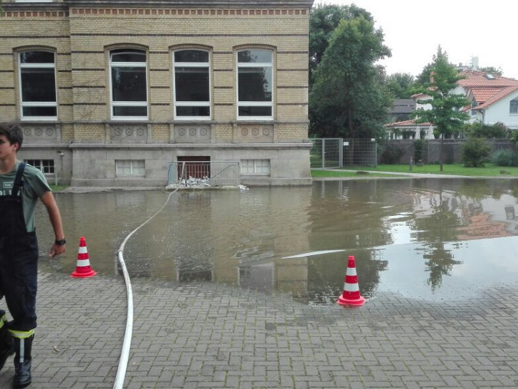 Nach dem Hochwasserschaden kann ab dem 4. August der Schulbetrieb an der Großen Schule wieder aufgenommen werden. Foto: Anke Donner 