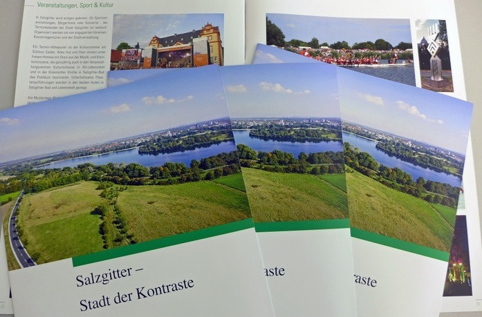 Die Broschüre "Salzgitter - Stadt der Kontraste" Foto: Stadt Salzgitter