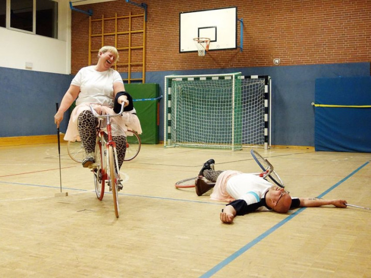 Die Mannschaften spielten mit viel Einsatz und großer Freude. Foto: Sarah Radtke