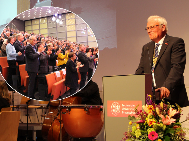 Abschied nach zwölf Jahren Amtszeit: Stehende Ovationen für den scheidenden Präsidenten Hesselbach. Fotos: Nick Wenkel