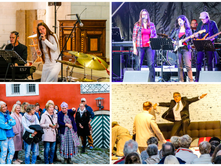 Singen, tanzen, lachen. Die Kulturnacht bietet ein buntes Programm für alle Kulturfans. Fotos: Stadt Wolfenbüttel