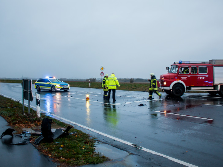 Am Mittwochmorgen kam es bei Adersheim zu einem Unfall. Foto: Werner Heise