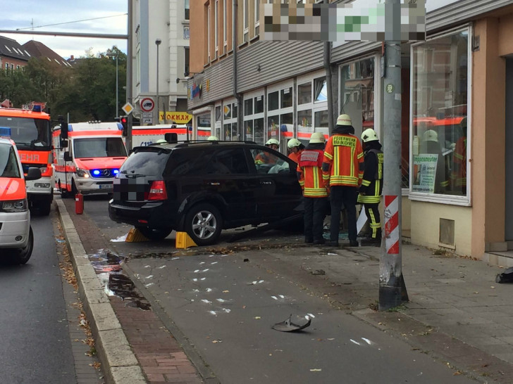 Ein schwerer Unfall ereignete sich am Mittag in Braunschweig, Foto: Kai Baltzer