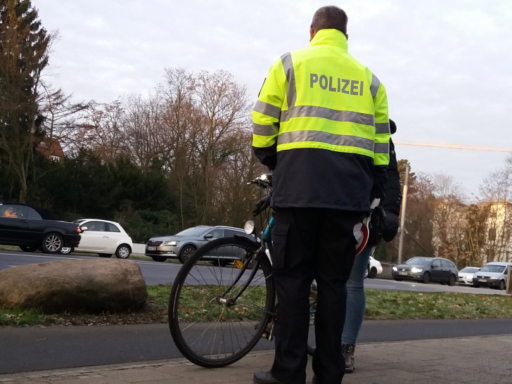 Die Polizei kontrollierte mehrere Radfahrer. Foto: Polizei Braunschweig